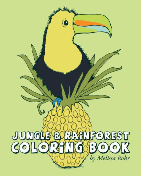 Jungle & Rainforest Coloring Book