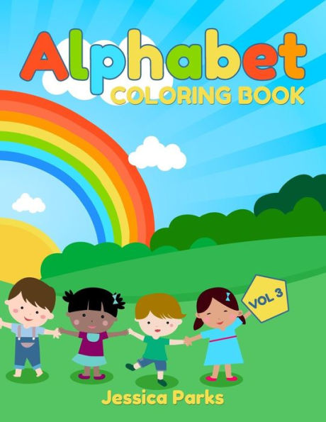 Alphabet Coloring Book: Animals Alphabet Activity Coloring Book For Boys And Girls, Kids & Toddlers - Vol 3 (Animals Alphabet Coloring Books by BRH OU)