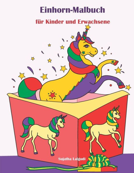 Einhorn-Malbuch für Kinder und Erwachsene: Malbuch Weihnachten, 26 wunderschöne Einhörner, Ausmalen & Träumen, Einhorn-Ausmalbuch (German Edition)