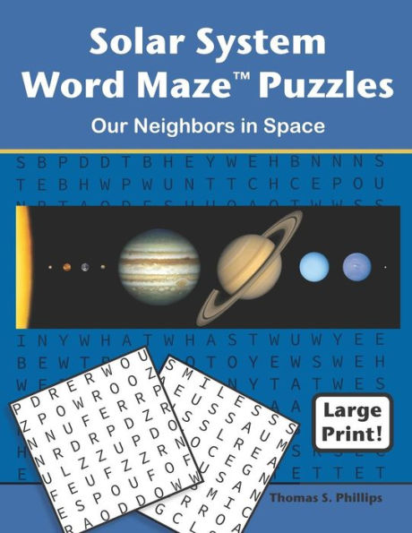 Solar System Word Maze Puzzles : Our Neighbors In Space