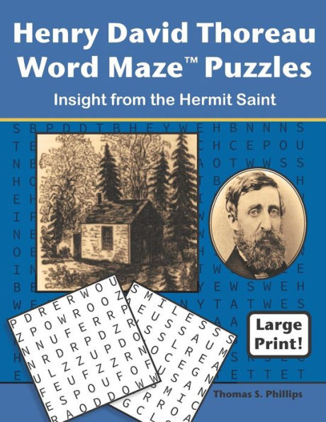 Henry David Thoreau Word Maze Puzzles: Insight from the Hermit Saint (Word Maze Puzzle Book)