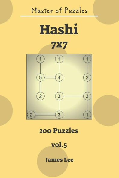 Master Of Puzzles - Hashi 200 Puzzles 7X7