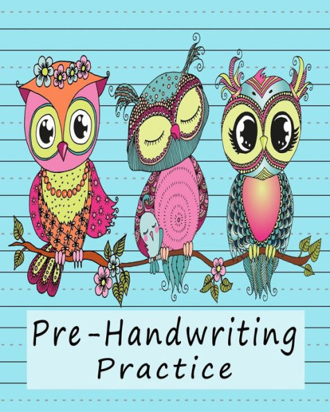 Pre-Handwriting Practice : Workbook For Kids In Kindergarten & Pre-School - Purple