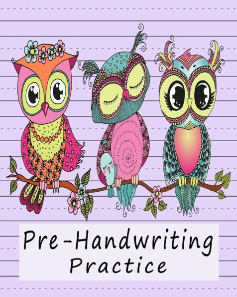 Pre-Handwriting Practice : Workbook For Kids In Kindergarten & Pre-School - Blue