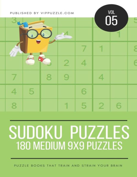 Sudoku Puzzles - 180 Medium 9X9 Puzzles - 9781731489524
