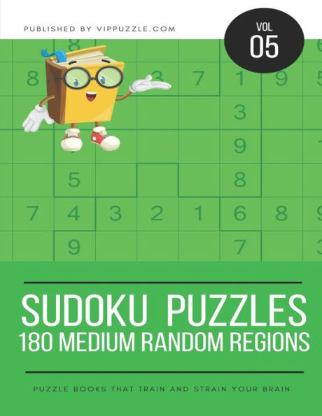 Sudoku Puzzles - 180 Medium Random Regions - 9781731496775