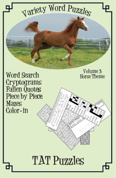 Variety Word Puzzles : Volume 3: Horse Themed