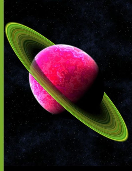 Pink Planet Saturn : Everyday Notebook