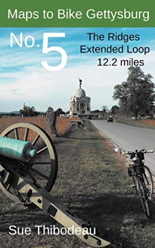 Maps to Bike Gettysburg No. 5: The Ridges Extended Loop