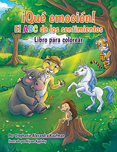 Qu?? emoci??n! El ABC de los sentimientos: Libro para colorear (Spanish Edition)