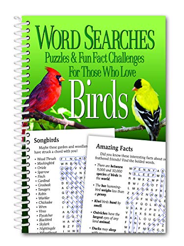 Word Searches, Puzzles And Fun Facts For Those Who Love Birds