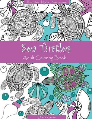 Sea Turtles: Adult Coloring Book - 9781735261638