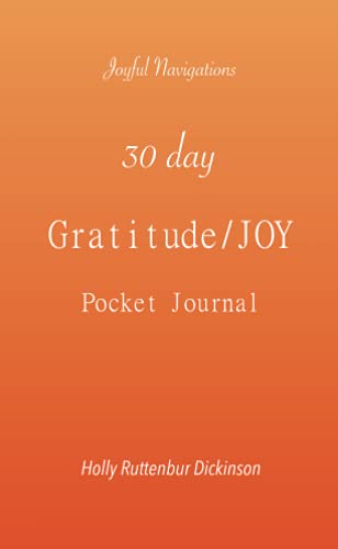 30 Day Gratitude/JOY Pocket Journal