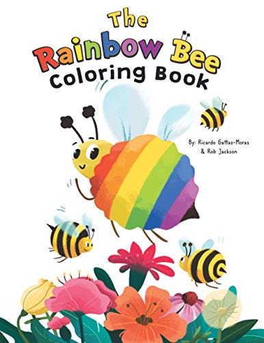 The Rainbow Bee Coloring Book