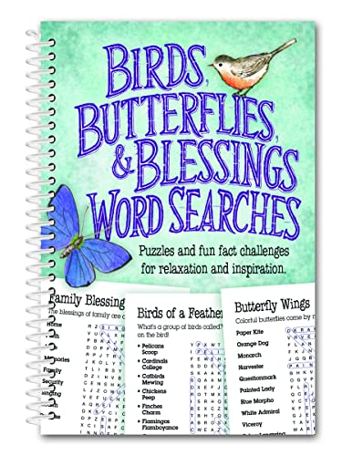 Birds, Butterflies, And Blessings Word Search