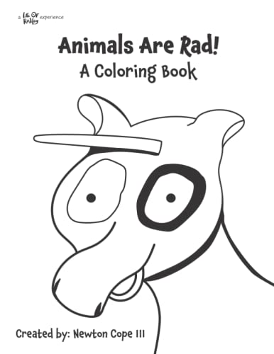 Animals Are Rad!: A Coloring Book