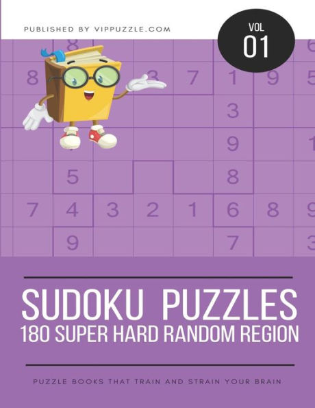 Sudoku Puzzles - 180 Super Hard Random Regions - 9781790102006
