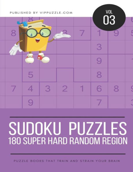 Sudoku Puzzles - 180 Super Hard Random Regions - 9781790103065