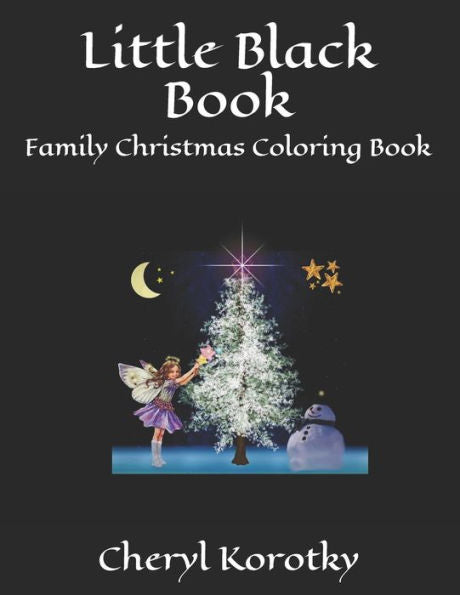Little Black Book : Family Christmas Coloring Book