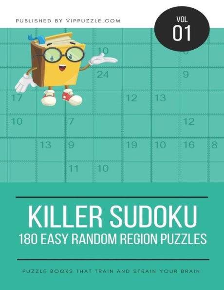 Killer Sudoku - 180 Easy Random Region Puzzles (Volume)