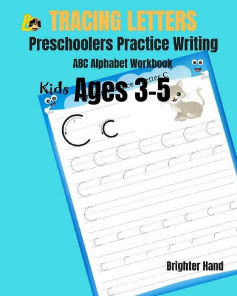 Tracing Letter Preschoolers*Practice Writing*Abc Alphabet Workbook*Kids Ages 3-5