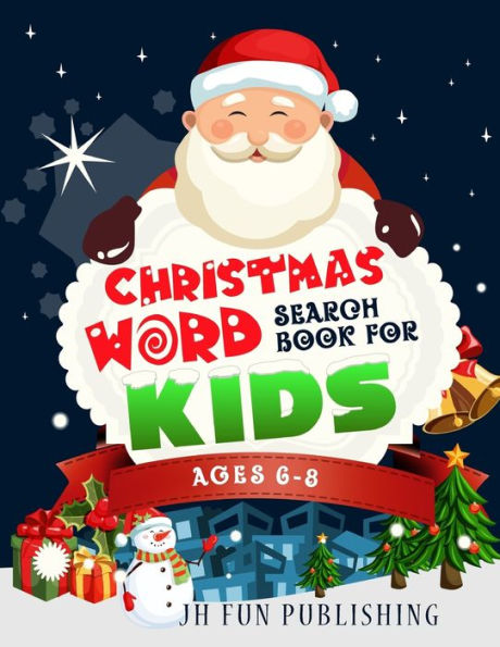 Christmas Word Search Book For Kids Ages 6-8 (Christmas Word Searches)