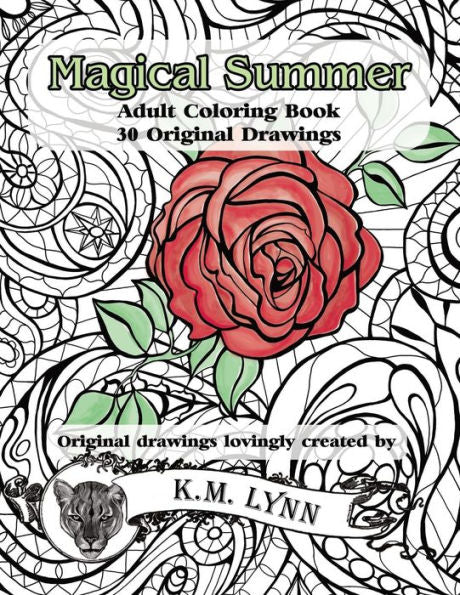 Magical Summer : Adult Coloring Book