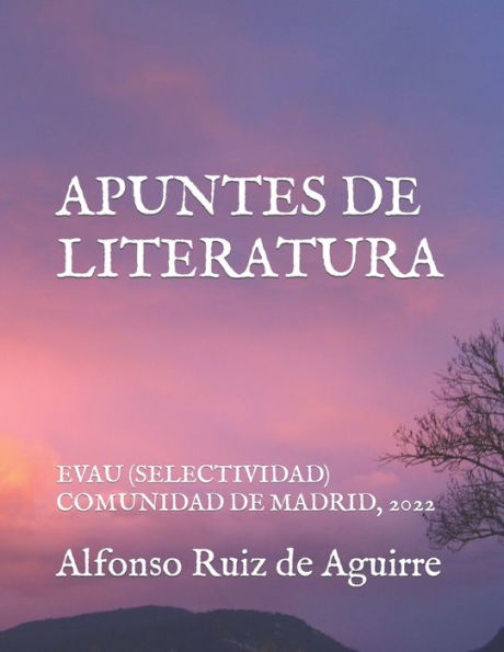 APUNTES DE LITERATURA: EVAU (SELECTIVIDAD) COMUNIDAD DE MADRID, 2019 (Spanish Edition)