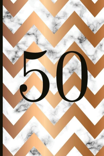 50: A Beautiful 50th Birthday Gift And Keepsake To Write Down Special Moments - 9781791854492
