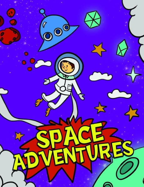 Space Adventures : Coloring Book