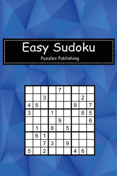 Easy Sudoku: Sudoku Puzzle Game For Beginers With Blue mosaic polygon triangular cover