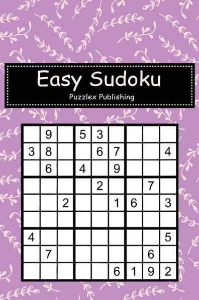 Easy Sudoku: Sudoku Puzzle Game For Beginers With floral autumn leaves cover