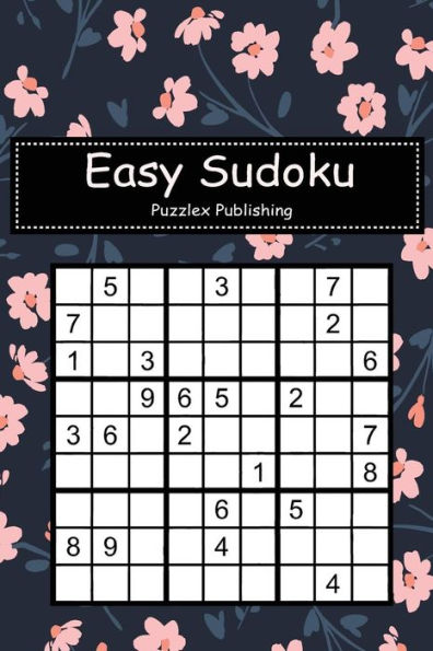 Easy Sudoku: Sudoku Puzzle Game For Beginers With Floral abstract seamless pattern cover