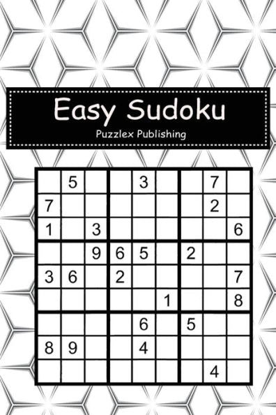 Easy Sudoku: Sudoku Puzzle Game For Beginers With Geometric line pattern abstract seamless background cover