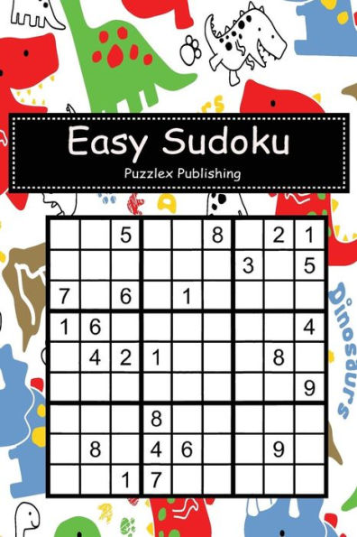 Easy Sudoku: Sudoku Puzzle Game For Beginers With Memphis pattern of geometric cover