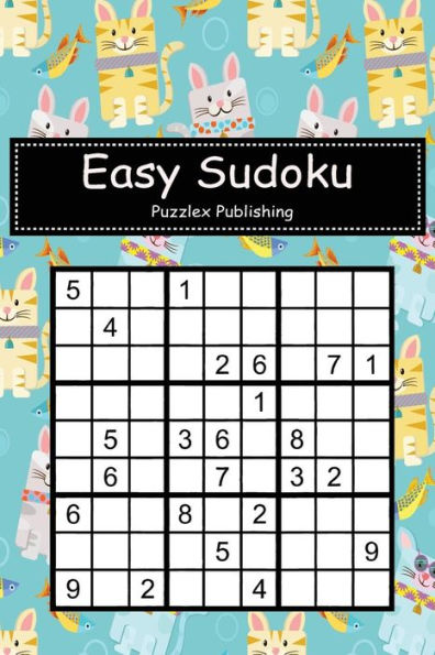 Easy Sudoku: Sudoku Puzzle Game For Beginers With colorful cats and fish cover