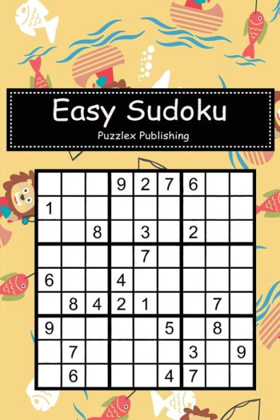Easy Sudoku: Sudoku Puzzle Game For Beginers With Lion fishing seamless cover