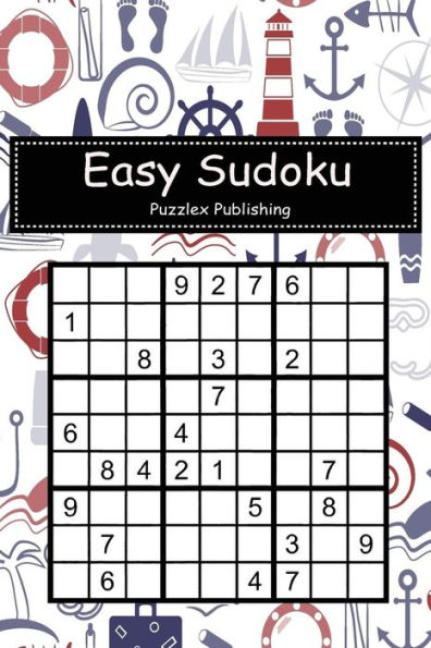 Easy Sudoku: Sudoku Puzzle Game For Beginers With Nautical seamless pattern cover