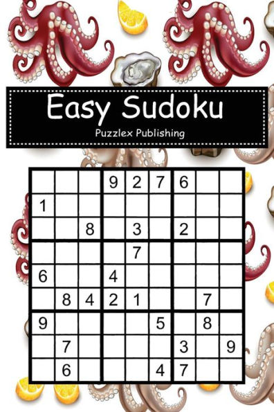 Easy Sudoku: Sudoku Puzzle Game For Beginers With Octopus and oysters sea food cover