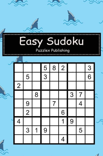 Easy Sudoku: Sudoku Puzzle Game For Beginers With Shark Whale Dolphin Fin Seamless Cover