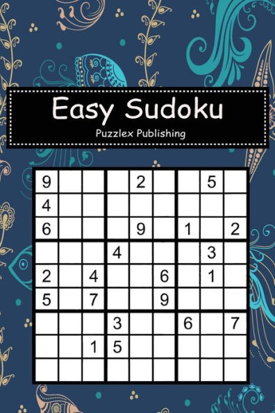 Easy Sudoku: Sudoku Puzzle Game For Beginers With arabesque vintage graphic nature cover