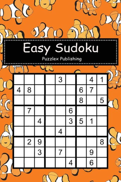 Easy Sudoku: Sudoku Puzzle Game For Beginers With Clownfish seamless pattern cover