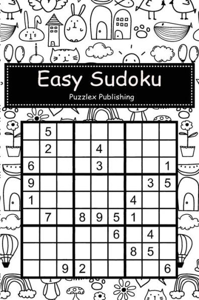 Easy Sudoku: Sudoku Puzzle Game For Beginers With Doodle Funny Style Cover