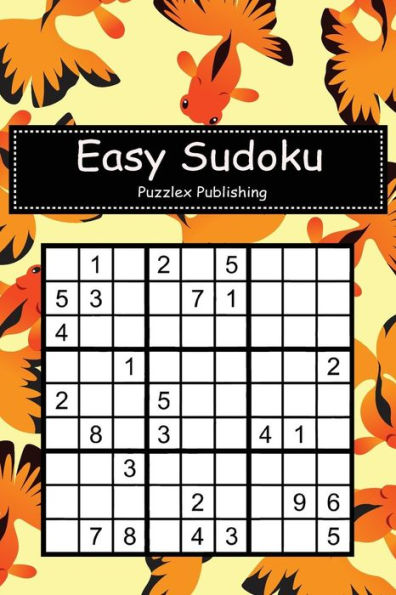 Easy Sudoku: Sudoku Puzzle Game For Beginers With Goldfish seamless pattern cover
