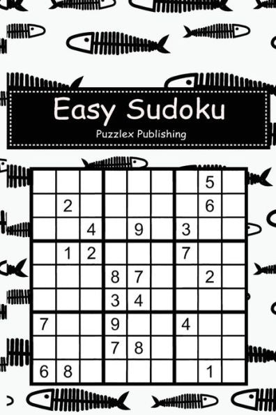 Easy Sudoku: Sudoku Puzzle Game For Beginers With Minimal Fishes Pattern Cover