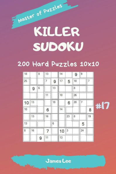 Master Of Puzzles - Killer Sudoku 200 Hard Puzzles 10X10