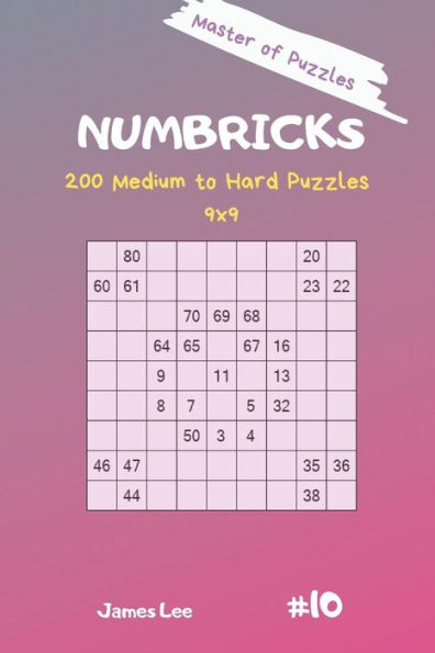 Master Of Puzzles - Numbricks 200 Medium To Hard Puzzles 9X9