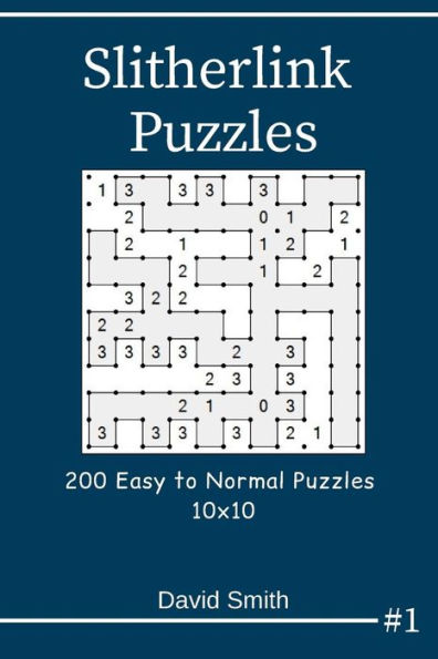 Slitherlink Puzzles - 200 Easy To Normal Puzzles 10X10