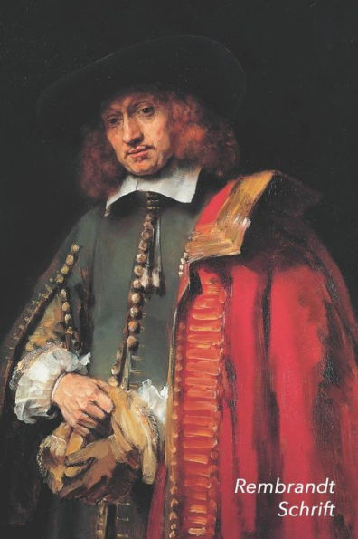 Rembrandt Schrift: Portret Van Jan Six - Trendy & Hip Notitieboek - Ideaal Voor School, Studie, Recepten Of Wachtwoorden