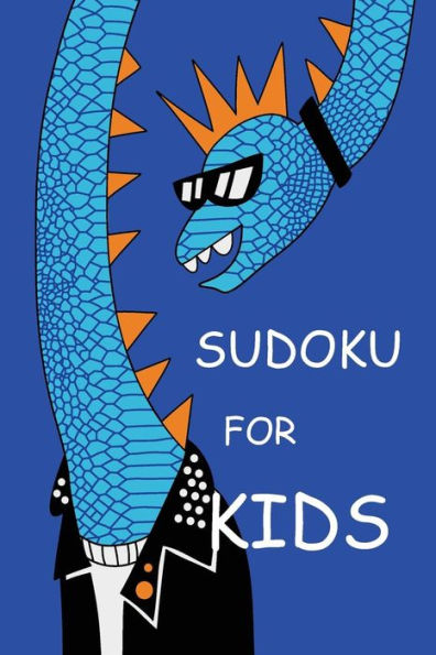 Sudoku For Kids : 100 Mini Sudoku 6X6 Puzzles With Long Neck Dinosaur Cover